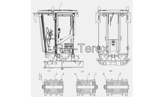 Запчасти для TG-250. Кабина