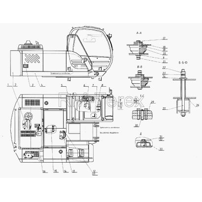 Платформа поворотная с механизмом